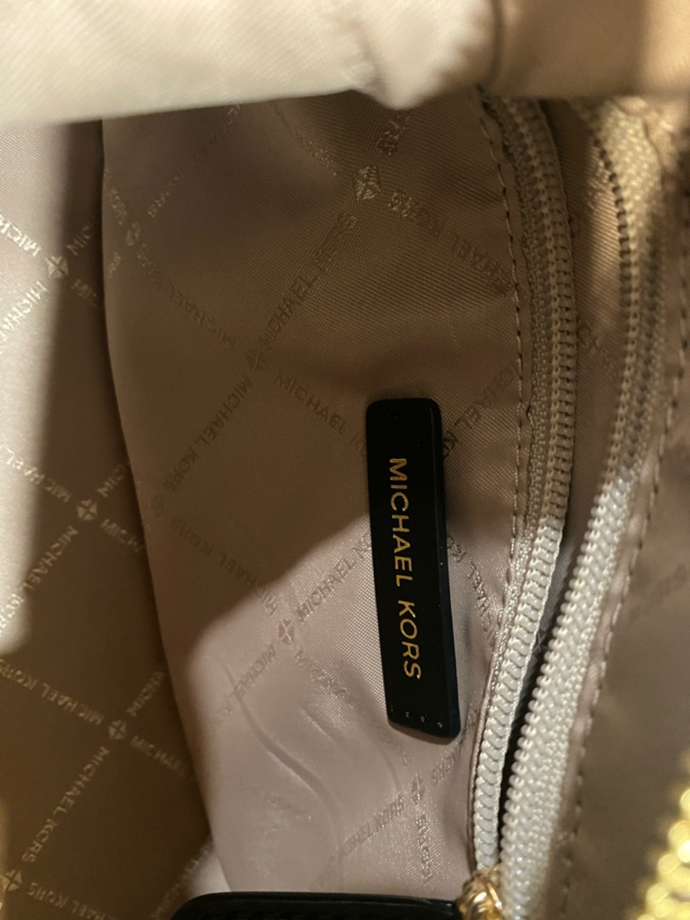 Michael Kors Becky Brown Monogram Satchel - Picture 8 of 9